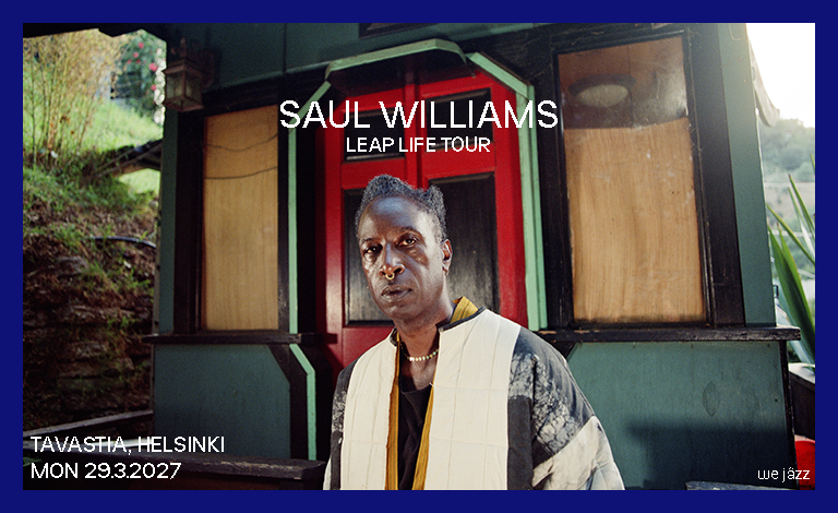 Saul Williams, Tavastia, Helsinki (FI) 29.3.2027